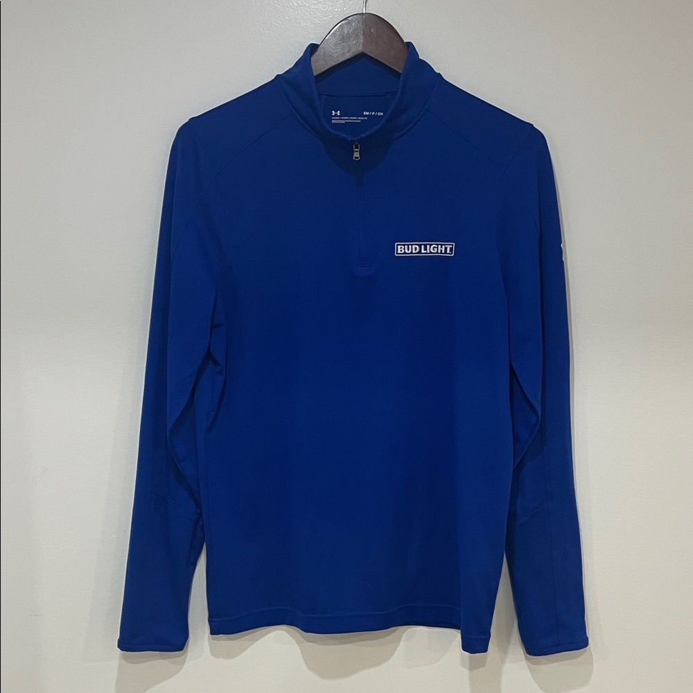 Men’s Under Armour Bud Light embroidered performance quarter zip small